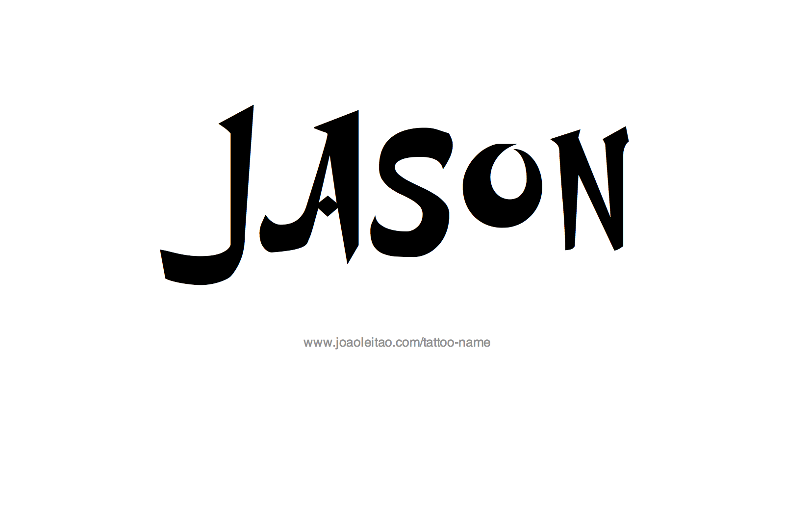 Jason Name Tattoo Designs